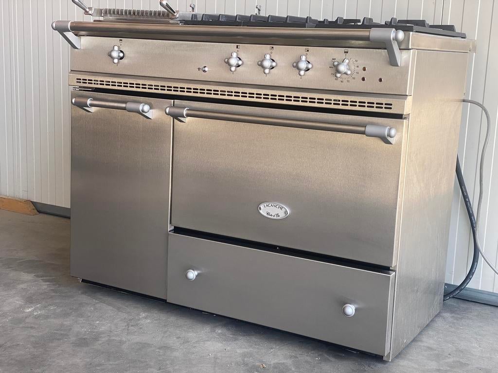Luxe lacanche gasfornuis 110 cm breed, Witgoed en Apparatuur, Minder dan 85 cm, Grill, Ophalen of Verzenden, Zo goed als nieuw