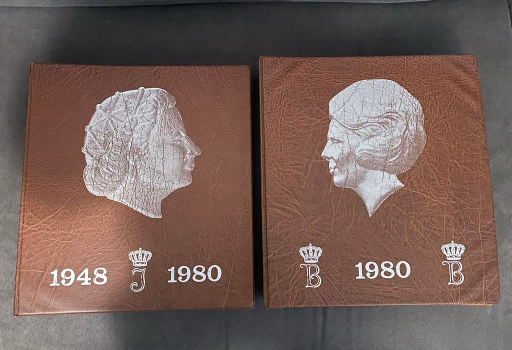 Complete albums Juliana & Beatrix (incl zilver), Koningin Juliana, Setje, Zilver, Overige waardes