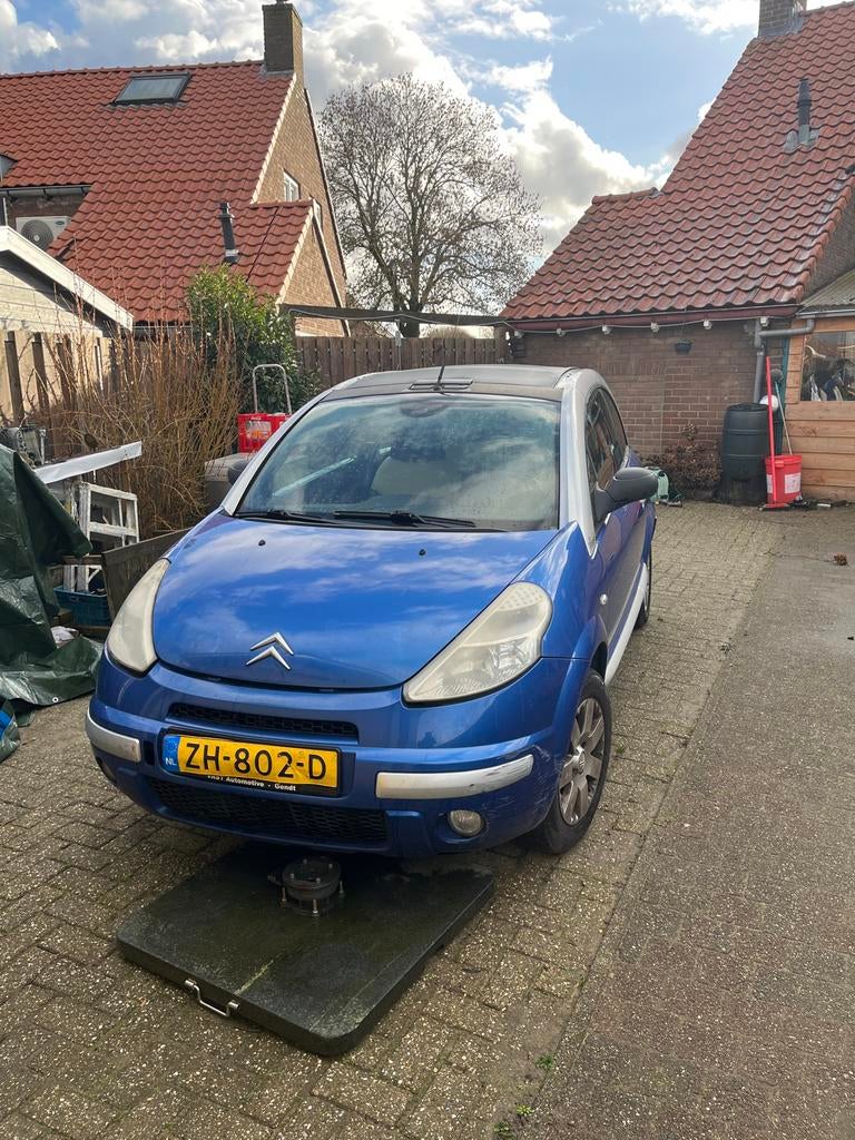 Citroën C3 1.4 I Pluriel 2007 Blauw, Auto's, Voorwielaandrijving, 15 km/l, 1360 cc, 49 €/maand