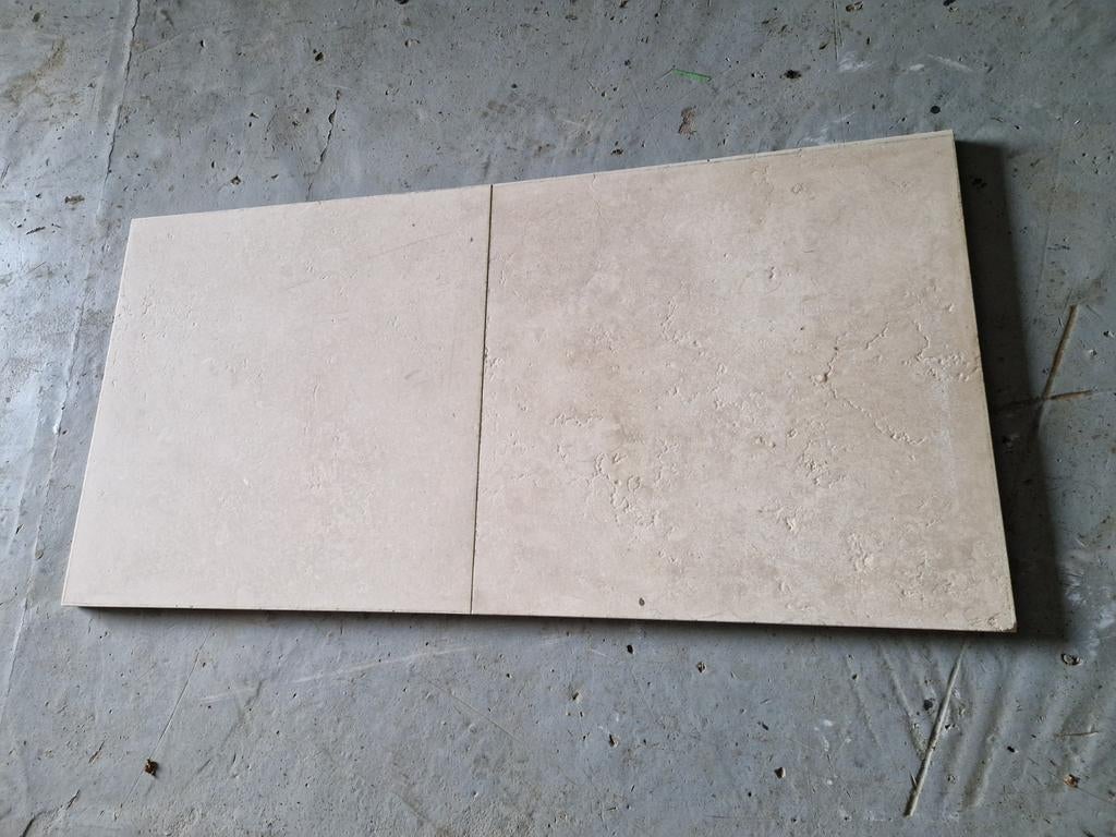 Ivoor cream 60x60 natuursteen tegels, Doe-het-zelf en Verbouw, Tegels, Ophalen, 60 cm of meer, 60 cm of meer, Nieuw