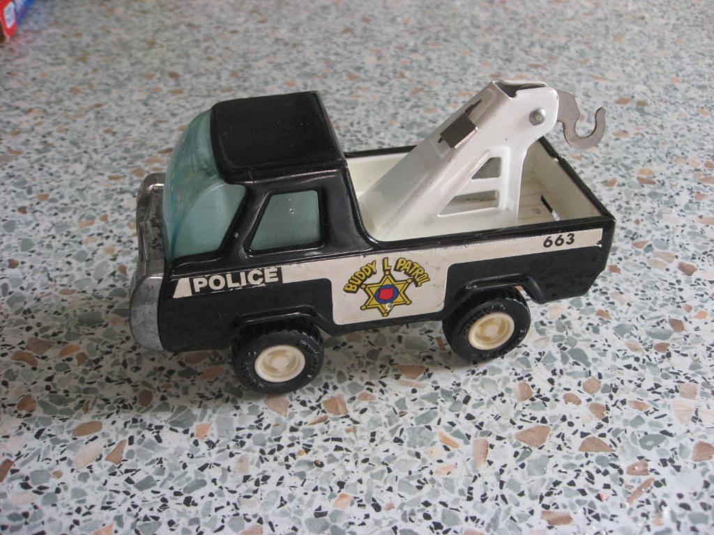 Buddy L politie kraanwagen  (tonka), Verzamelen, Speelgoed, Ophalen of Verzenden, Zo goed als nieuw