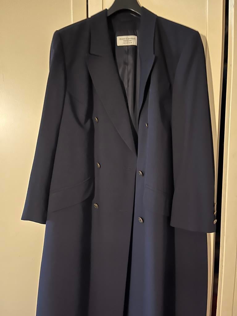 Elegante lange blazer/jas Hensel & Mortensen - maat 46/48, Ophalen, Zwart, Maat 46/48 (XL) of groter, Nieuw
