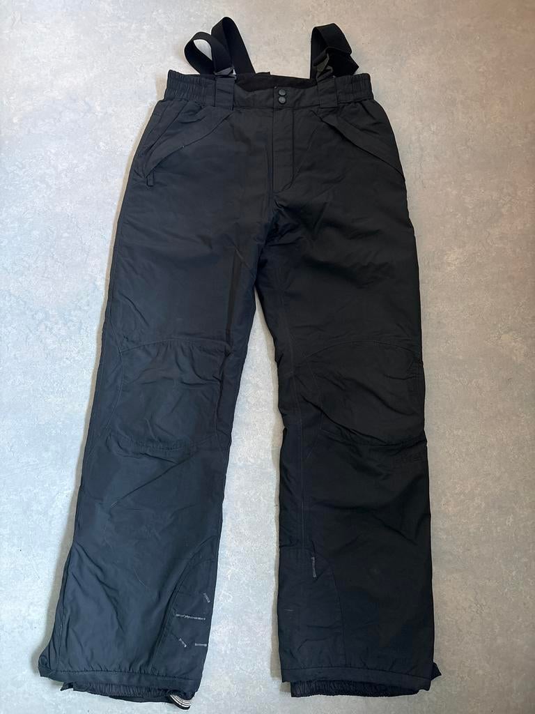 Zwarte ski broek met bretels - Maat M, Ophalen of Verzenden, Zo goed als nieuw, Maat 48/50 (M), Broek