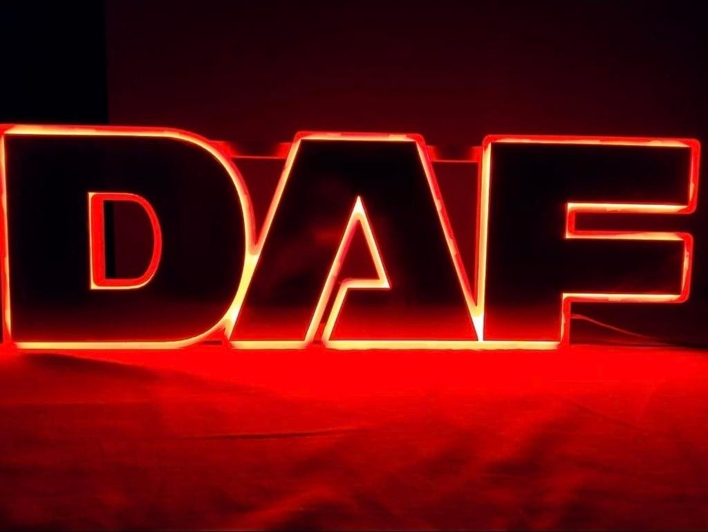 Verlicht Daf logo voor cabine wand, Auto-onderdelen, Ophalen of Verzenden, Nieuw, DAF