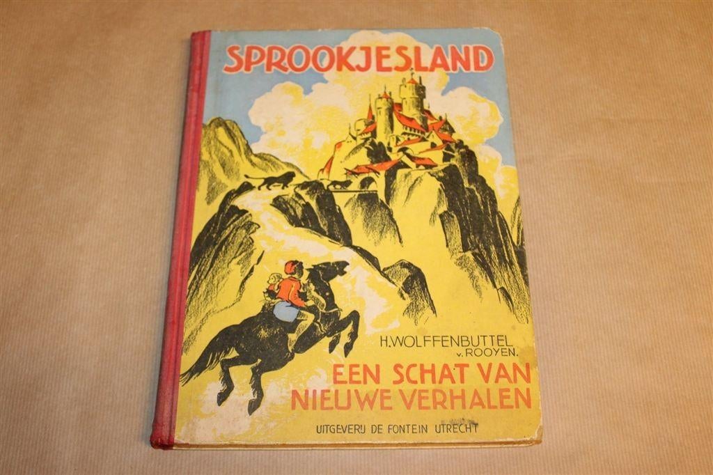 Sprookjesland — Vintage Sprookjesboek Frans van Noorden 1948, Boeken, Ophalen of Verzenden, Gelezen