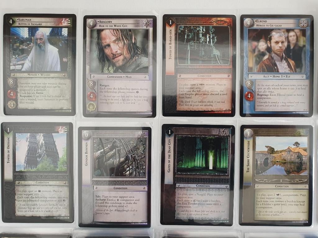 Lord of the Rings TCG - Set 3 (COMPLEET, 122 kaarten), Ophalen of Verzenden, Zo goed als nieuw, Spel