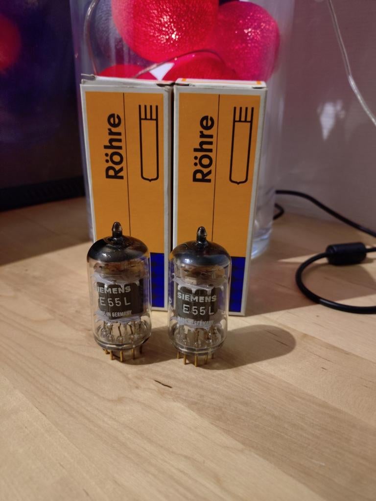 Siemens E55L Goldpin paartje 2 stuks! NOS!!, Ophalen of Verzenden, Buis of Buizen
