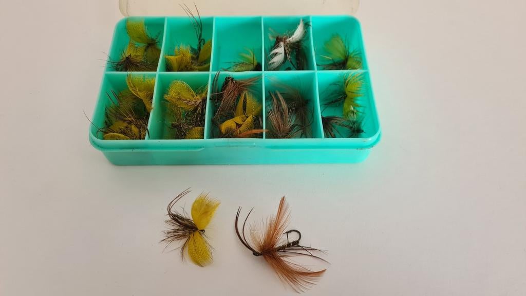 35 Kunstvliegen in Box - Droog en Nat, Ophalen, Zo goed als nieuw, Overige typen
