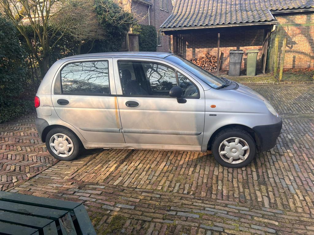 Daewoo Matiz 0.8 2004 Grijs, Auto's, Voorwielaandrijving, Matiz, Origineel Nederlands, Particulier