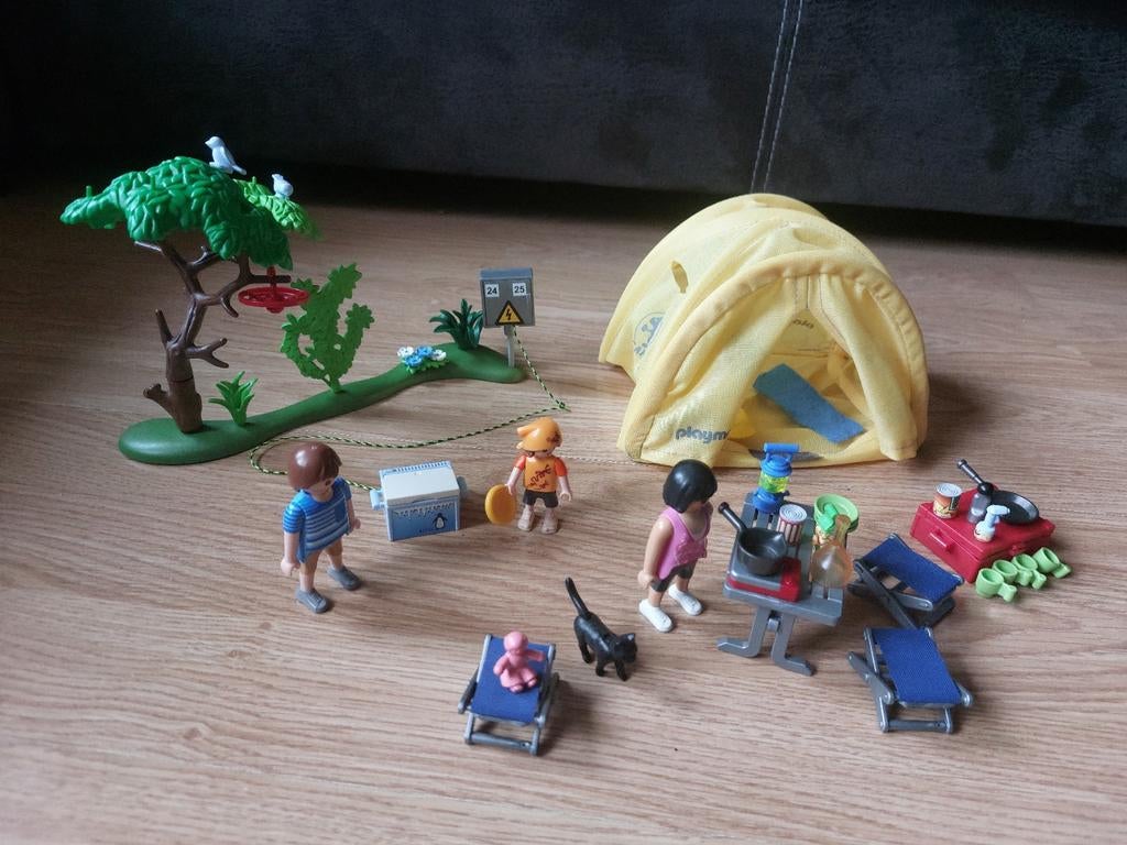 Playmobil 5435- Kampeervakantie, Kinderen en Baby's, Speelgoed | Playmobil, Ophalen of Verzenden, Zo goed als nieuw, Complete set