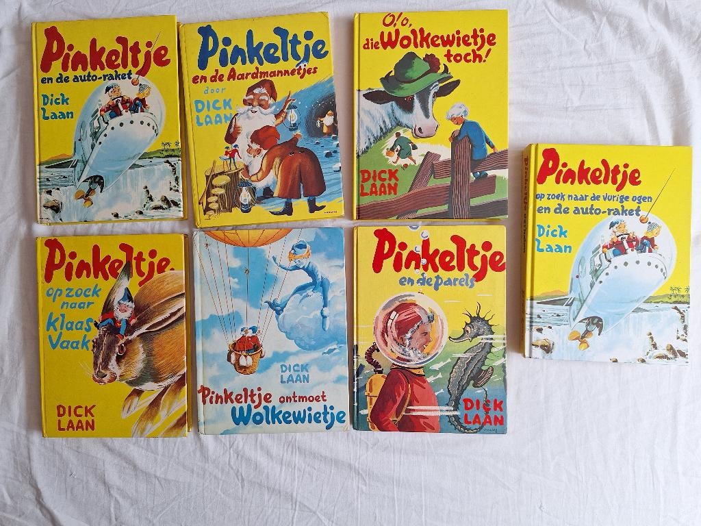 7 oude pinkeltje boeken, Boeken, Kinderboeken | Jeugd | onder 10 jaar, Ophalen, Gelezen, Fictie algemeen