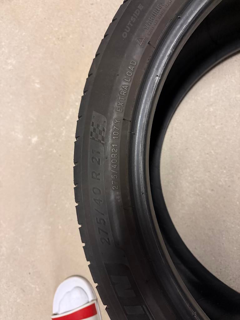 Michelin Pilot Sport 4 SUV - 275/40 R21 Zomerbanden, Auto-onderdelen, Banden en Velgen, Gebruikt, 275 mm, Band(en), Terreinwagen