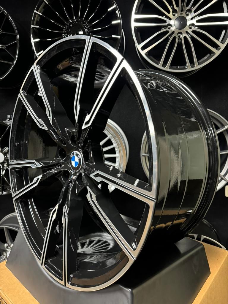 22 inch velgen voor BMW 747M look breedset X5 X6 G05 G06 M, Ophalen of Verzenden, Nieuw, Overige maten, Velg(en)