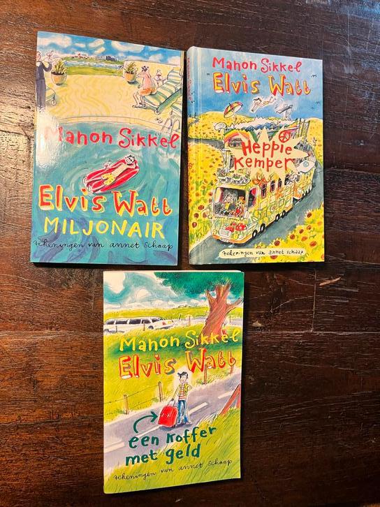 Manon Sikkel - Elvis Watt - 3 Boeken, Boeken, Kinderboeken | Jeugd | onder 10 jaar, Zo goed als nieuw, Fictie algemeen, Ophalen of Verzenden