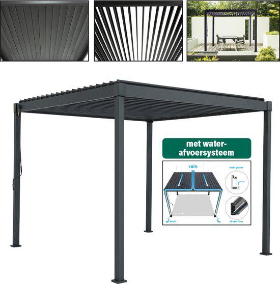 Pergola 3x4M, NIEUW, lamellen overkapping, Tuin en Terras, Overkappingen, Ophalen of Verzenden, Nieuw
