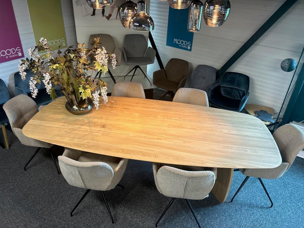 Tafel Dolmen / Mobitec in de aanbieding bij Chairs@Home, Huis en Inrichting, Tafels | Eettafels, Ophalen, 100 tot 150 cm, Vijf personen of meer
