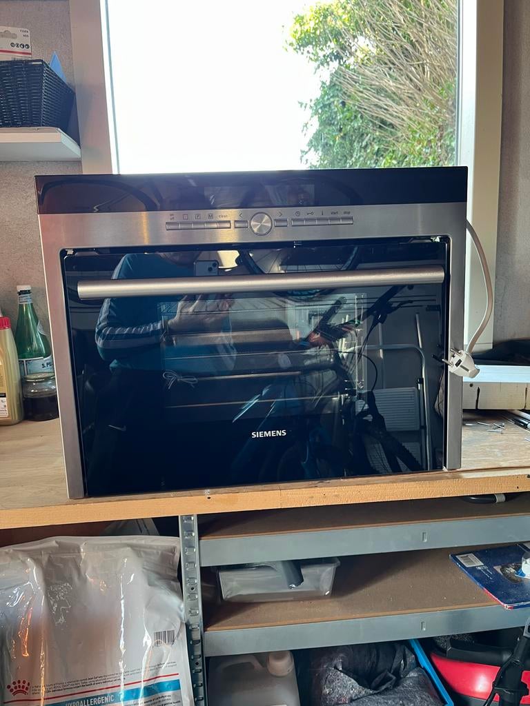 Siemens stoomoven - Zo goed als nieuw, Hete lucht, Zo goed als nieuw, Oven met grill, Inbouw