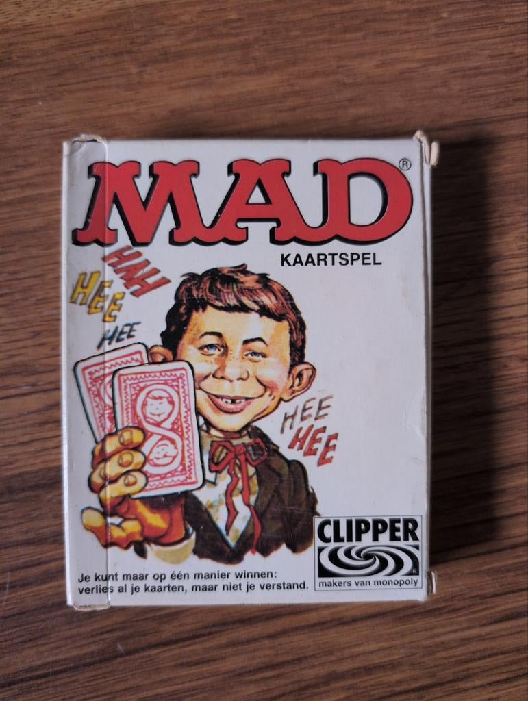 MAD Kaartspel - Vintage (bieden), Hobby en Vrije tijd, Gezelschapsspellen | Kaartspellen, Vijf spelers of meer, Ophalen of Verzenden