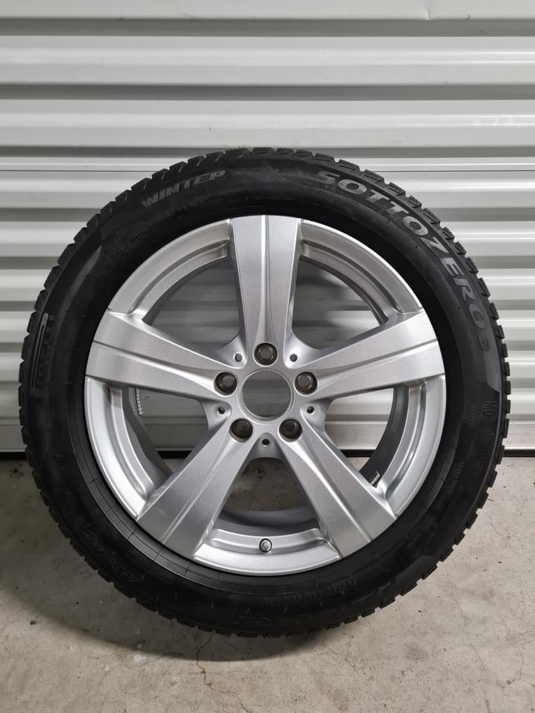 17' Mercedes C-Klasse W206 S206 winterbanden Origineel, Ophalen, Banden en Velgen, 17 inch, Winterbanden