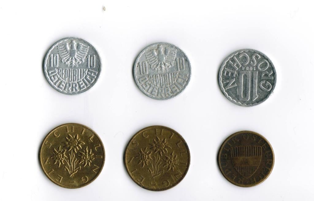Oostenrijk Schilling munten 1957 - 1989, Ophalen of Verzenden, Oostenrijk