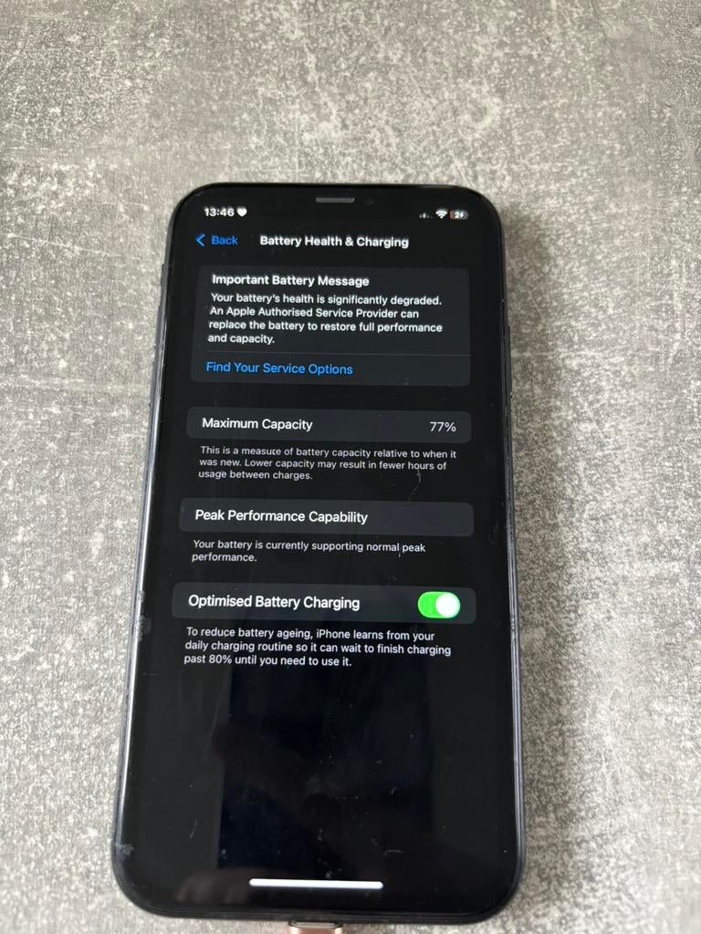 Iphone XR, Telecommunicatie, Mobiele telefoons | Apple iPhone, Gebruikt, Zwart, IPhone XR, 77 %