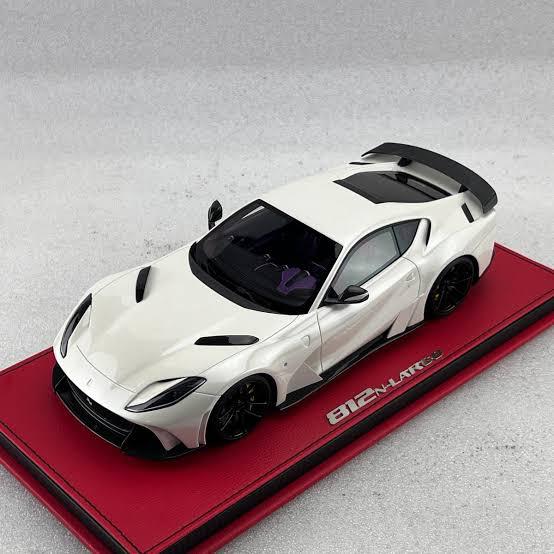 Ferrari 812 Novitec N Largo pearl white Peako 1:18, Hobby en Vrije tijd, Modelauto's | 1:18, Overige merken, ., Peako, Nieuw