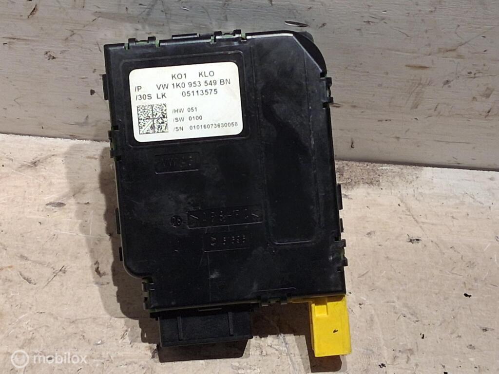 Stuurkolom module Vw Golf V 1.6 ('03-'08) 1K0953549BN, Gebruikt, Volkswagen, Ophalen of Verzenden, Volkswagen
