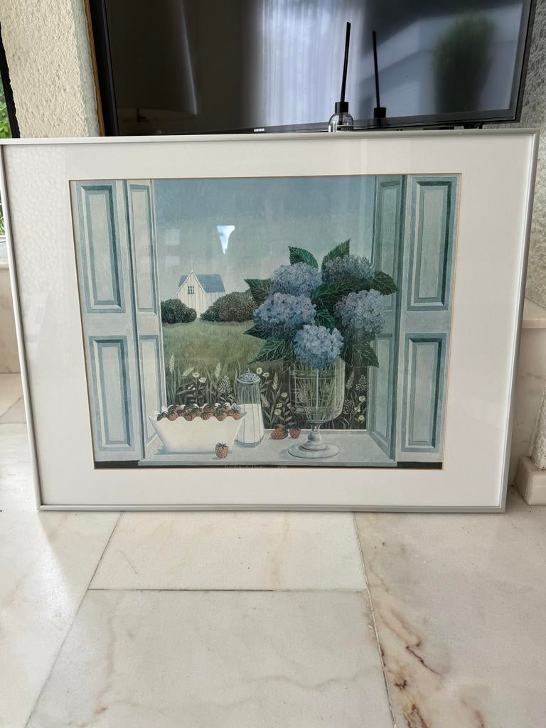 Schilderij Laetitia de Haas - Stilleven met Hydrangea, Ophalen