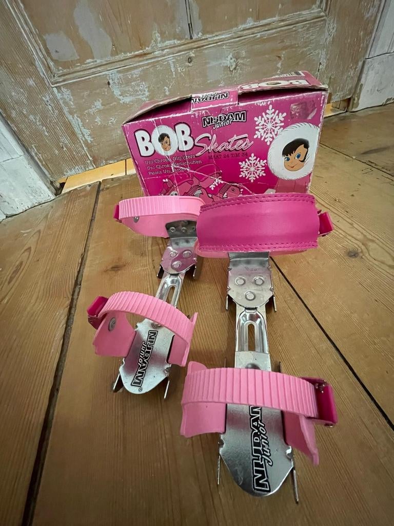 Nijdam Glij-ijzers Kinderschaatsen Maat 24-34, Ophalen, Gebruikt, Overige typen, Nijdam