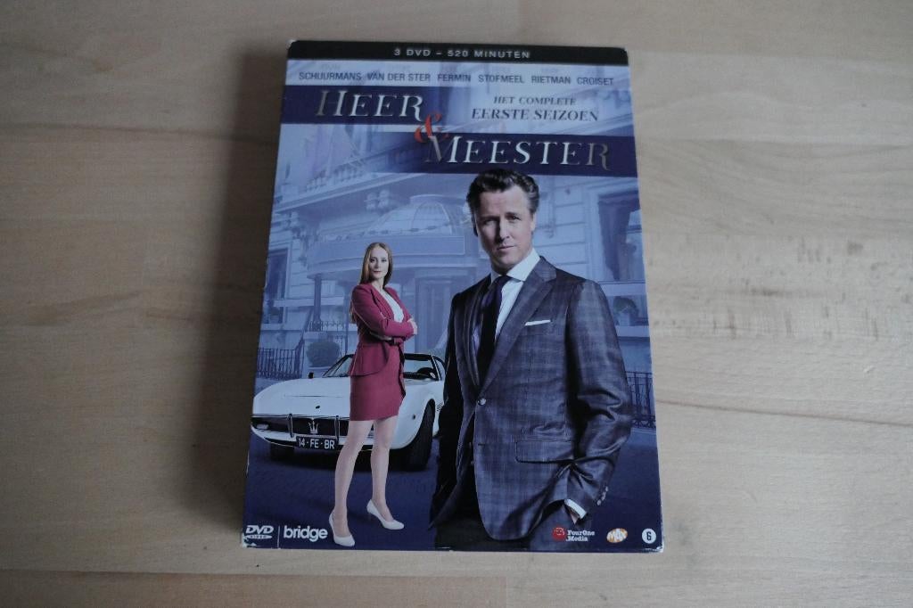 dvd box  heer en meester  eerste seizoen, Cd's en Dvd's, Ophalen of Verzenden, Zo goed als nieuw, Vanaf 6 jaar, Boxset