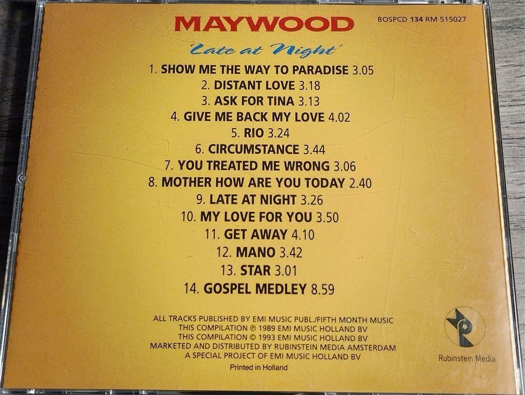 Maywood - Late At Night, Ophalen of Verzenden, Zo goed als nieuw