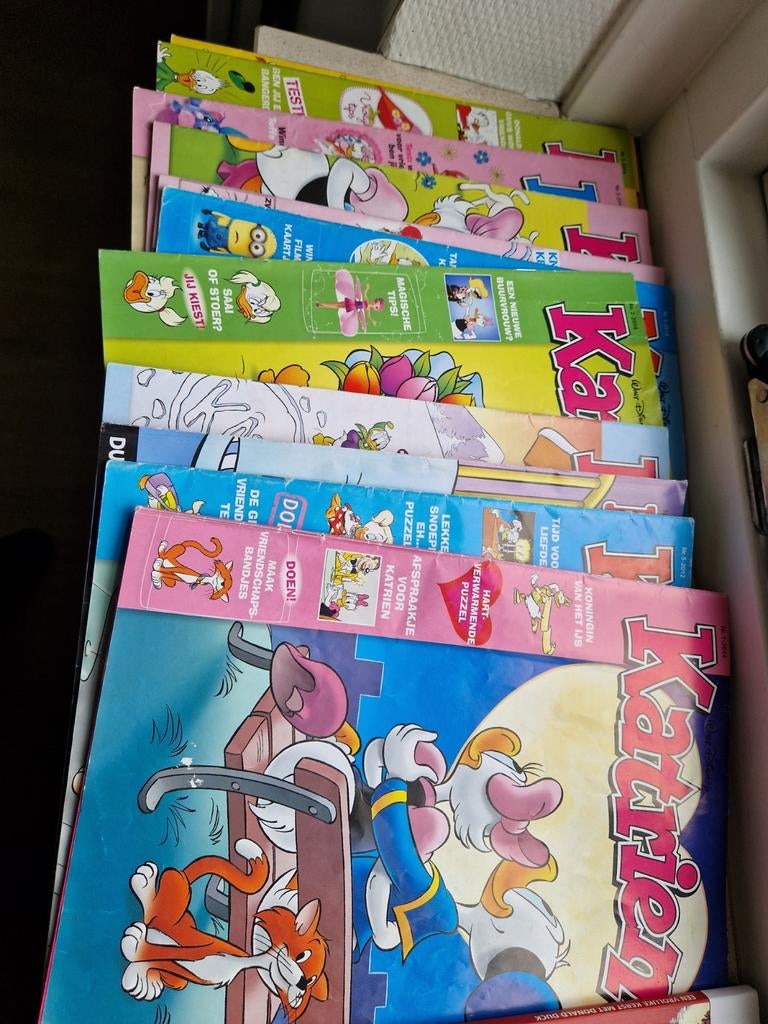 11 Katrien Duck Tijdschriften, Meerdere stripboeken, Ophalen, Gelezen, Walt Disney