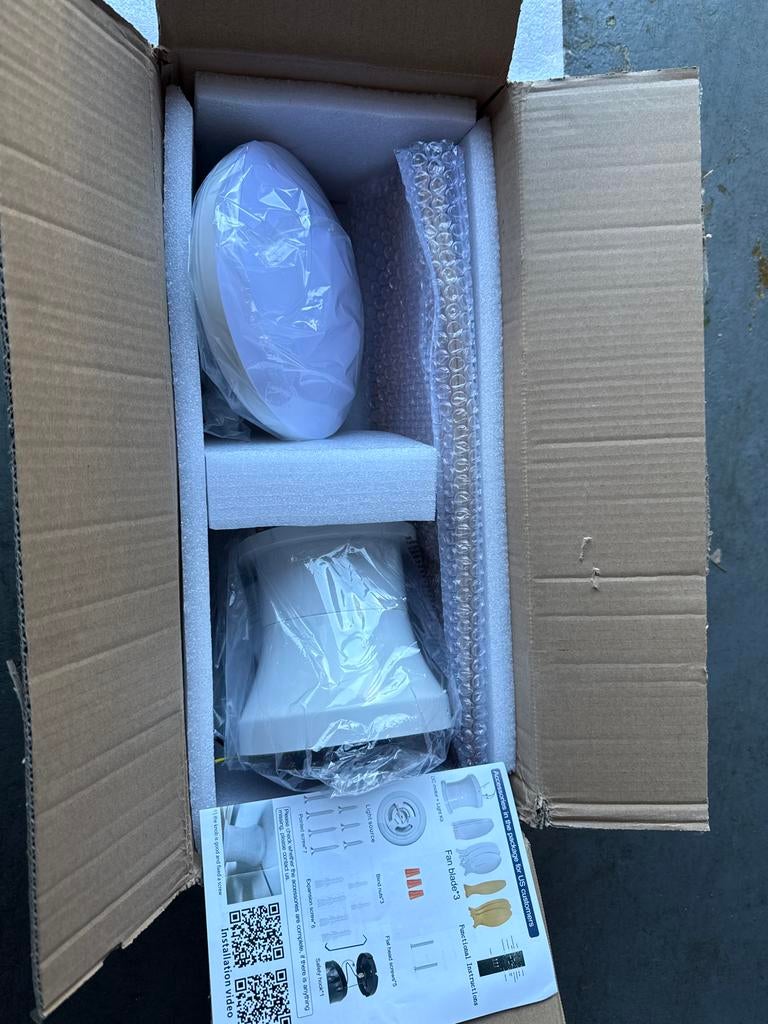 Mini ventilator voor het plafond met afstandsbediening, Ophalen of Verzenden, 4143hj, Plafondventilator, Intersale