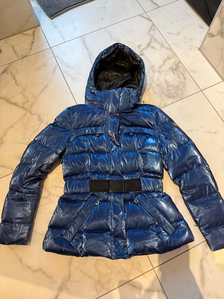 Blauwe ski jas Goldbergh, Kleding | Dames, Wintersportkleding, Ophalen of Verzenden, Gedragen, Maat 42/44 (L), Jack