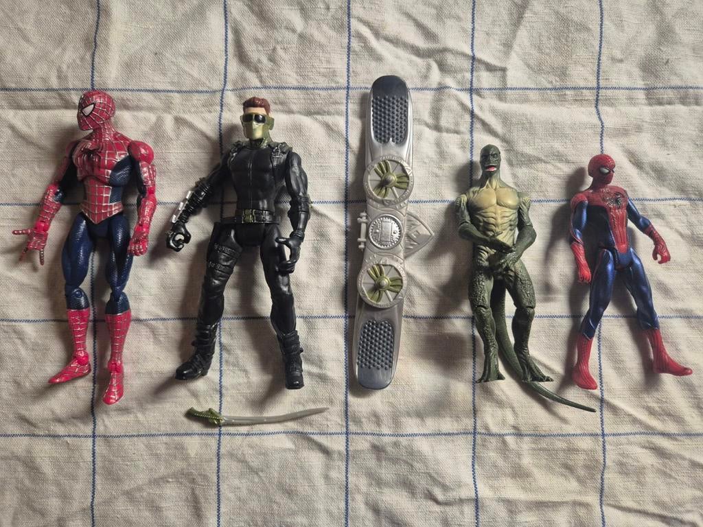 Spiderman Actiefiguren Set, Ophalen of Verzenden, Gebruikt