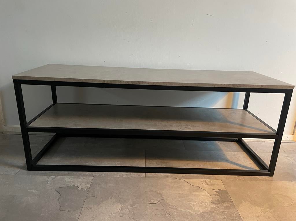 Industrieel TV meubel DOKKEDAL jysk, Huis en Inrichting, Ophalen, 100 tot 150 cm, Zo goed als nieuw, Minder dan 100 cm