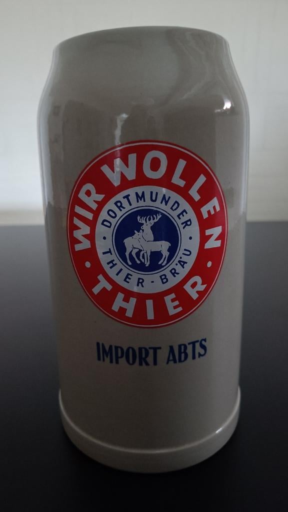 Vintage Dortmunder - Thier - Bräu 3liter bierpul., Ophalen of Verzenden