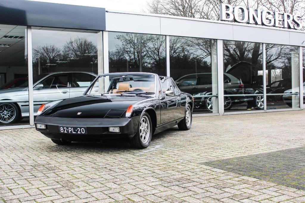Porsche 914 topstaat, Stof, Cabriolet, Zwart, Bedrijf