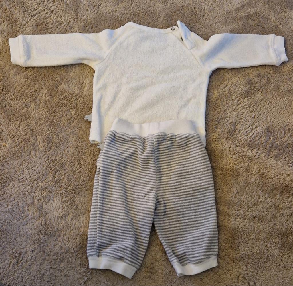 Nijntje set velours(wit/grijs) broek/trui maat 62 Unisex, Ophalen of Verzenden, Nieuw, Nijntje, Jongetje of Meisje