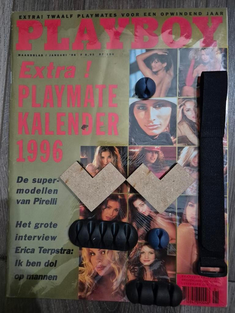 Playboy Januari 1996 - Playmate Kalender '96 - Bijna nieuw!, Ophalen of Verzenden, 1980 tot heden, Nederland, Tijdschrift