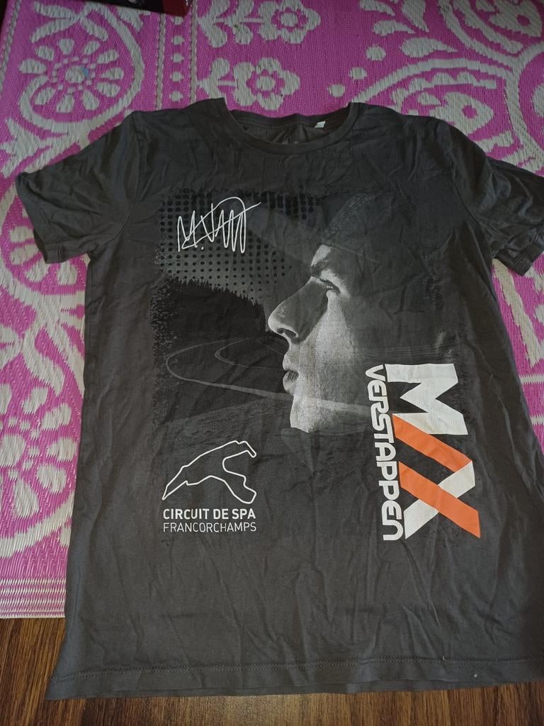 Max verstappen shirt orgineel, Ophalen, Maat 52/54 (L), Max Verstappen, Grijs