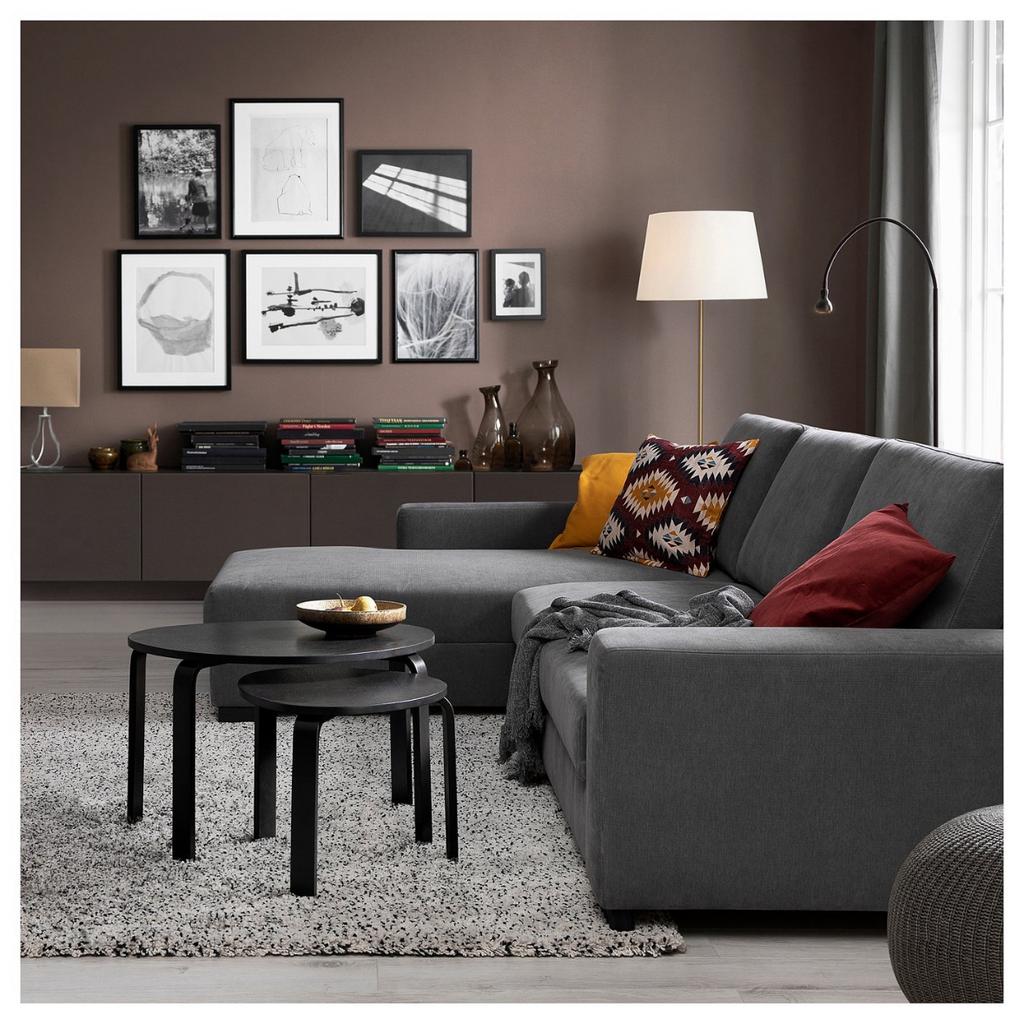 Ikea Sörvallen bank (sofa bed), Ophalen, 250 tot 300 cm, Gebruikt, Hoekbank