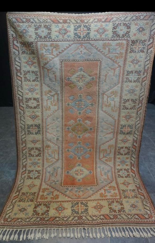 Vloerkleed Milas Turkije, Gebruikt, 150 tot 200 cm, 200 cm of meer, Ophalen of Verzenden