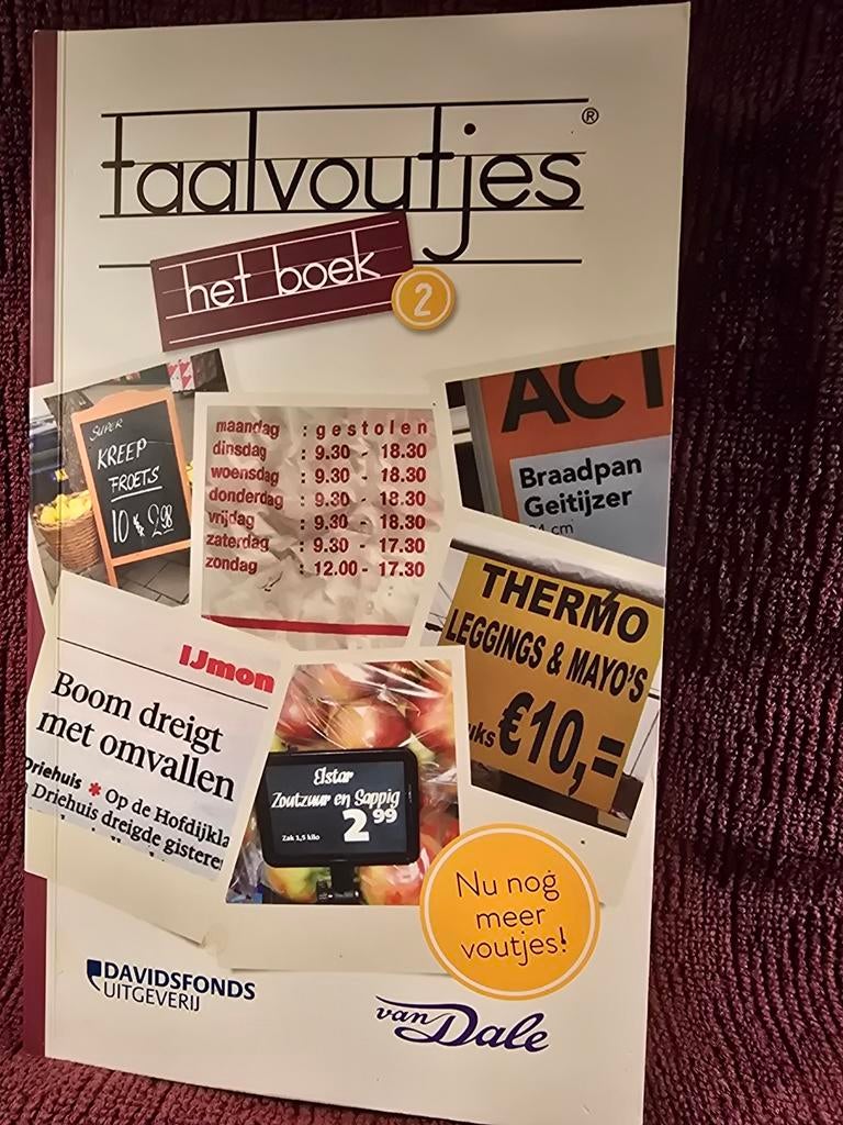 Taalvoutjes Het Boek 2 - Verzameling Fouten, Ophalen of Verzenden, Gelezen, Inger Hollebeek en Vellah Bogle