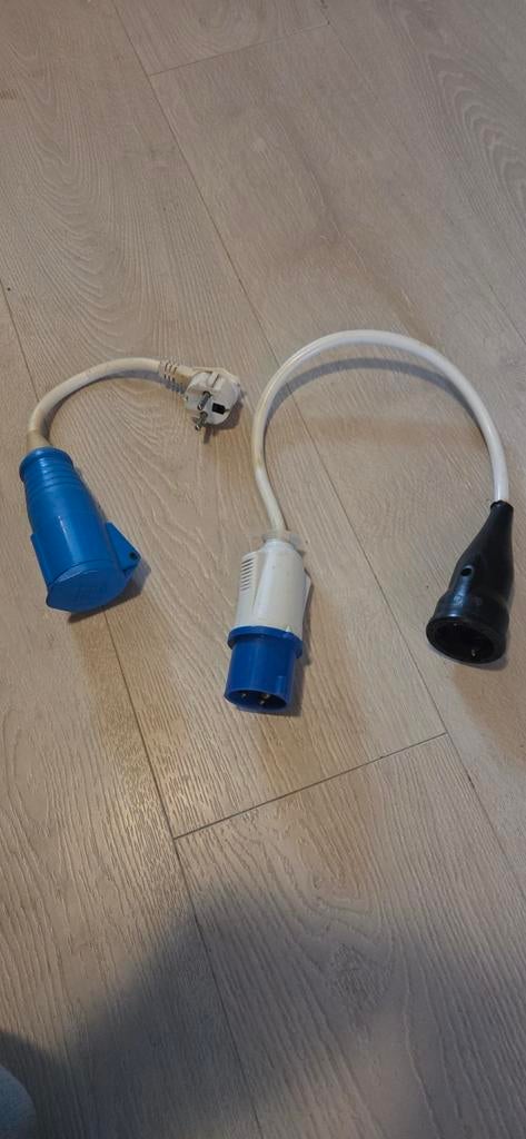 Verloopstekker Camper - Mannelijk & Vrouwelijk, Ophalen of Verzenden, Gebruikt