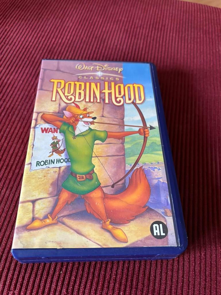 Disney VHS : Robin Hood, Alle leeftijden, Ophalen, Zo goed als nieuw
