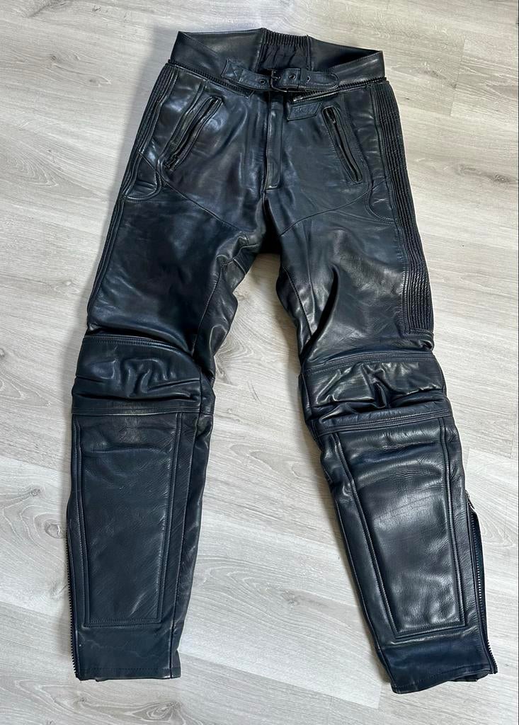 MQP leren motorbroek maat M (50), Motoren, Kleding | Motorkleding, Broek | leer, Dames, Heren, Tweedehands, Ophalen of Verzenden