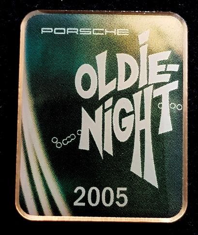 Porsche- Oldie Night 2005 pin, Ophalen of Verzenden, Nieuw, Transport, Speldje of Pin