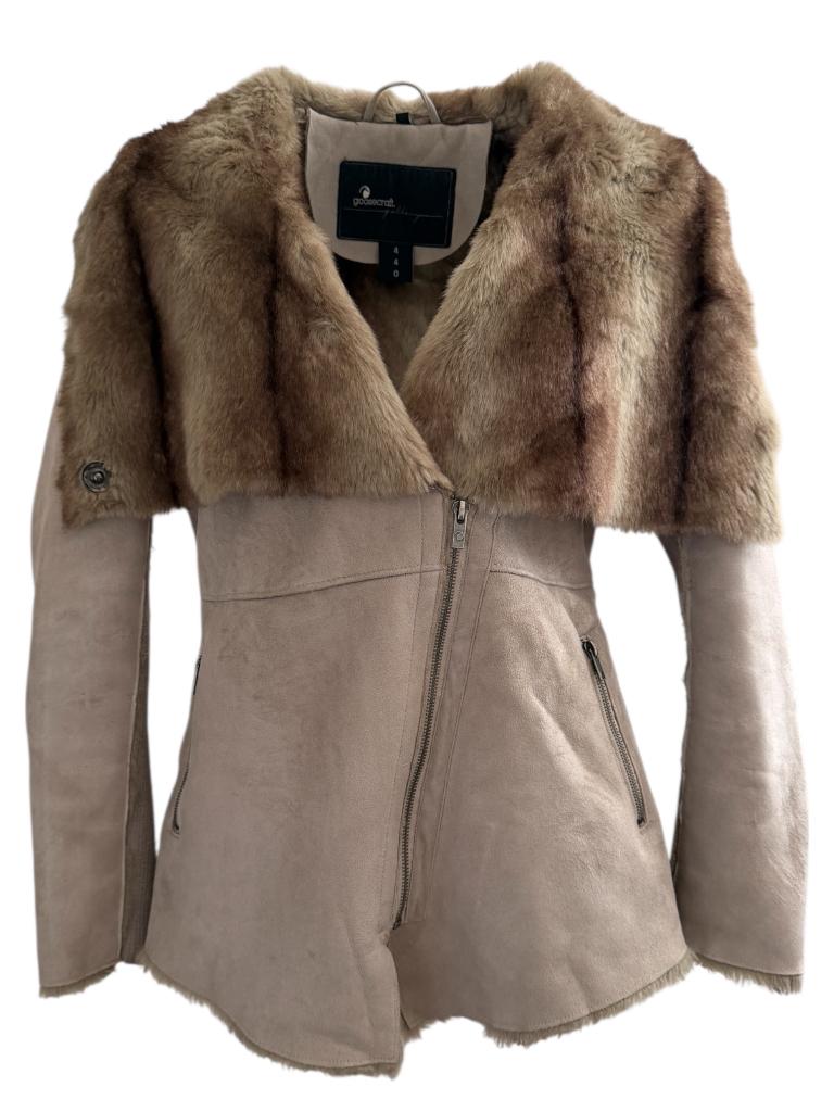 Goosecraft jas L, Kleding | Dames, Jassen | Winter, Beige, Ophalen of Verzenden, Zo goed als nieuw