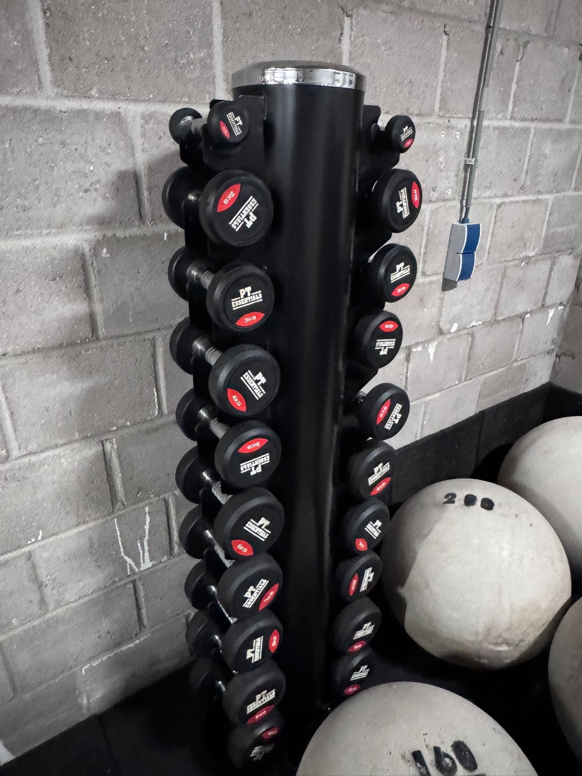 PT Essentials Dumbell-rek met 1-10kg Dumbells, Ophalen, Zo goed als nieuw, Dumbbell